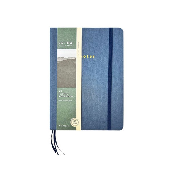 Iki- Na A5 Fabric Hardcover Notebook 3 Assorted | 1 each