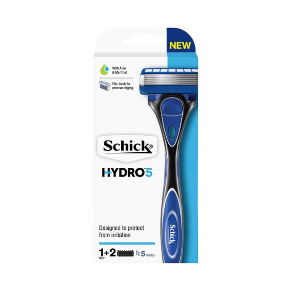 Schick Hydro 5 Razor With 2 Blades Kit | 1 pack