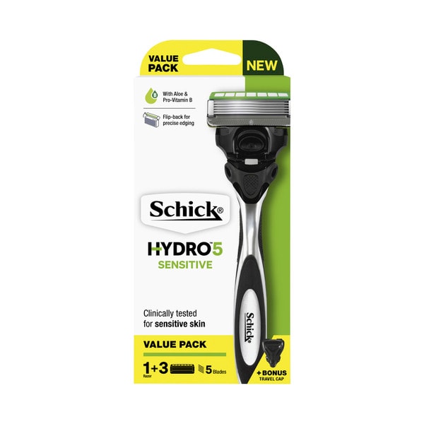 Schick Hydro 5 Sensitive Razor Kit | 1 pack