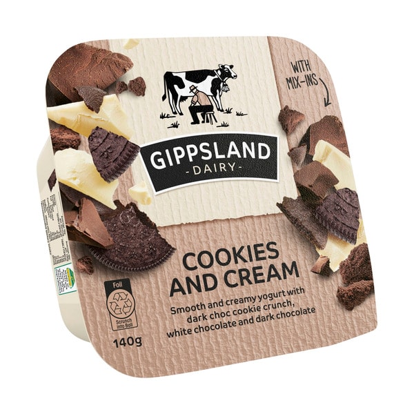 Gippsland Dairy Cookies & Cream Mix-Ins | 140g