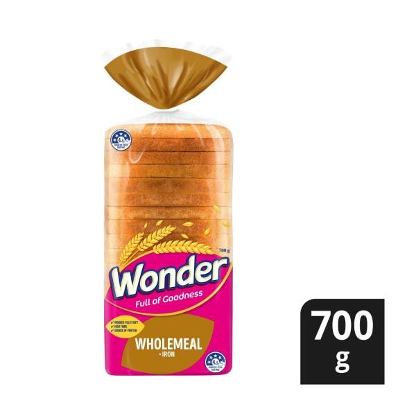 Wonder White Bread Wholemeal Plus Iron | 700g