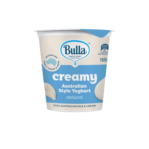 Bulla Cremy Australian Style Yoghurt Natural | 160g