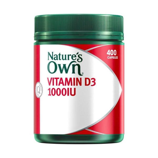 Nature's Own Vitamin D 1000IU Tablets D3 for Bone Health | 400 pack