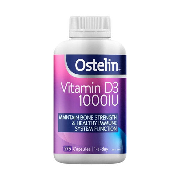 Ostelin Vitamin D 1000IU D3 Tablets for Bone Health | 275 pack