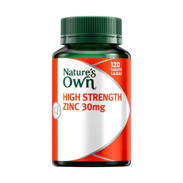 Nature's Own High Strength Zinc for Immune Support | 120 pack