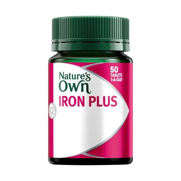 Nature's Own Iron Plus for Women's Health | 50 pack