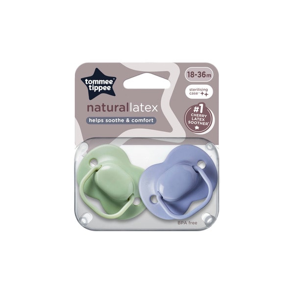Tommee Tippee Baby Cherry Latex Dummy 2 Pack 18-36m | 2 pack