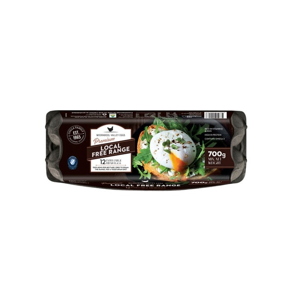 Moorabool Valley Free Range Eggs 12 Pack | 700g