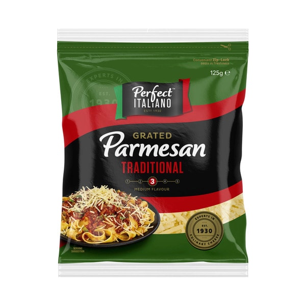 Perfect Italiano Cheese Grated Parmesan | 125g