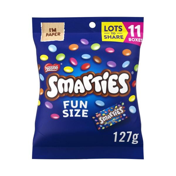 Smarties Milk Chocolate Share Pack 11 Pieces | 127g