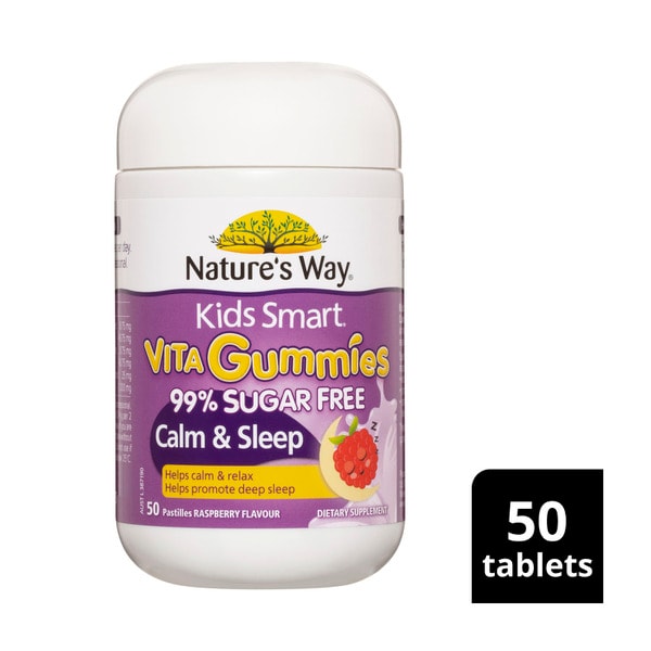 Natures Way Kids Gummies Calm & Sleep | 50 pack