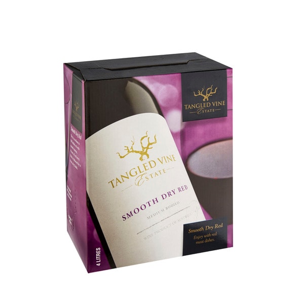 Tangled Vine Smooth Dry Red Cask 4 Litre | 1 Each