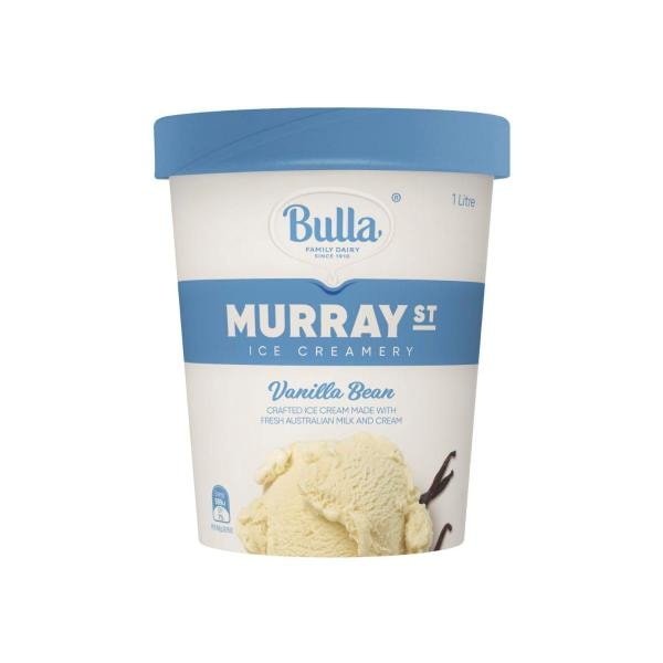 Bulla Murray Street Ice Cream Vanilla Bean | 1L