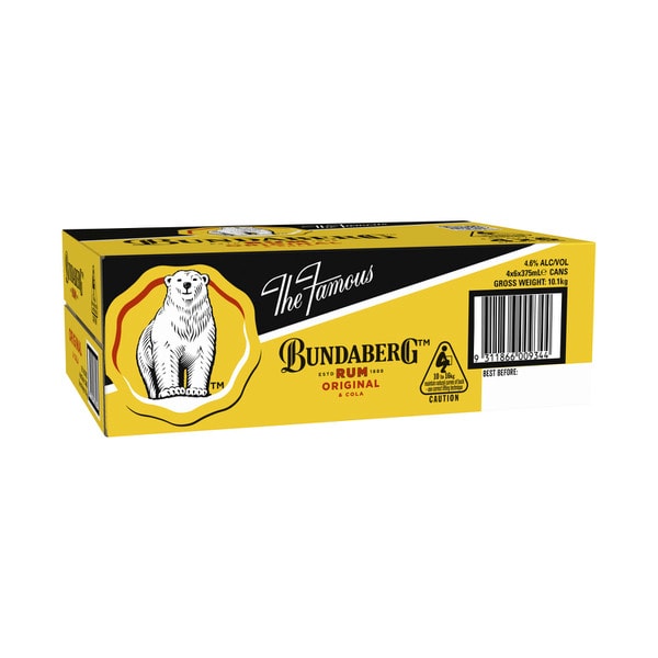 Bundaberg UP & Cola Can 375mL | 24 Pack