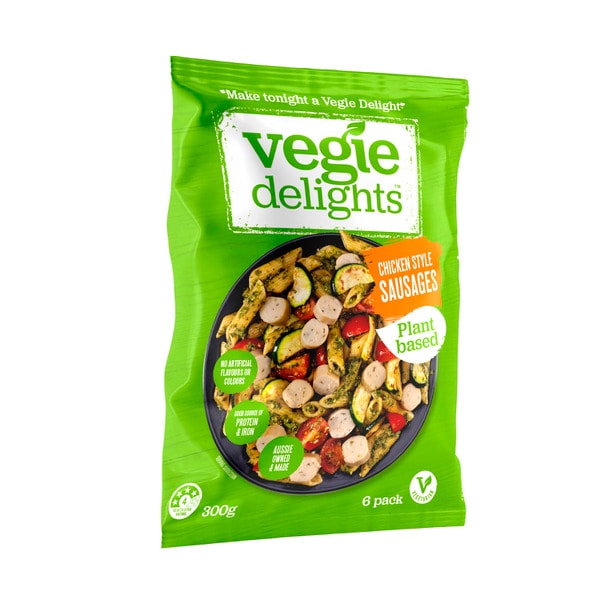 Vegie Delights Plant Based Chicken Style Sausages | 300g