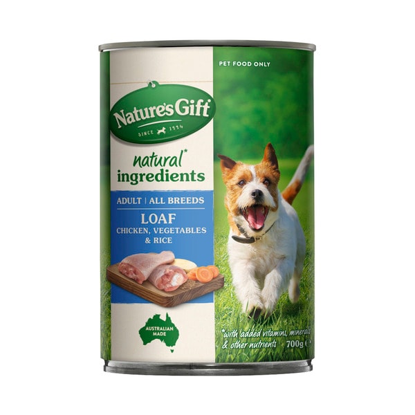Nature's Gift Chicken Rice And Vegetable Dog Food | 700g