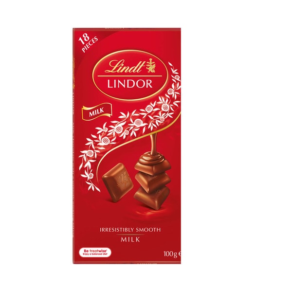Lindt Lindor Milk Chocolate Block | 100g
