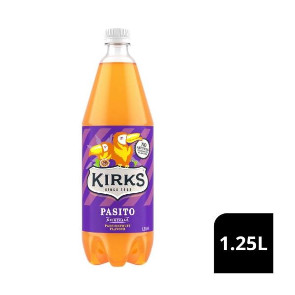 Kirks Pasito Passionfruit Soft Drink | 1.25L