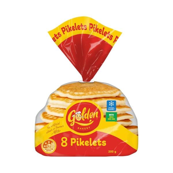 Golden Pikelets | 8 pack