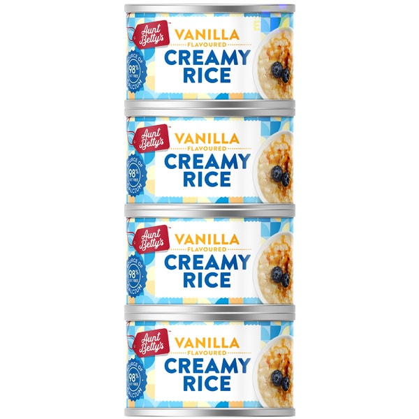 Aunt Betty's Creamy Rice Vanilla 100g | 4 pack