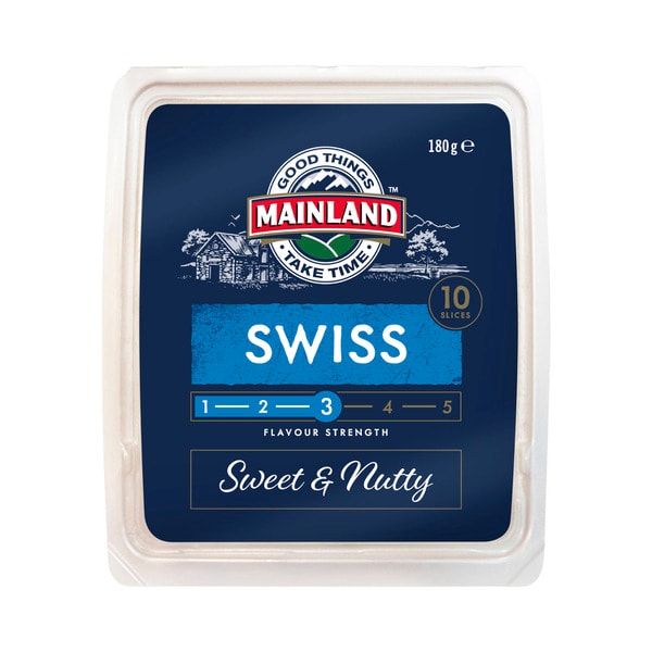 Mainland Cheese Slices Swiss | 180g