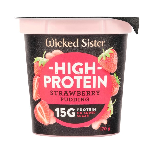 Wicked Sister High Protein Strawberry Pudding | 170g