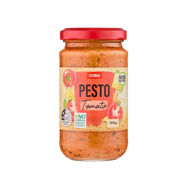 Coles Pesto Sundried Tomato | 190g
