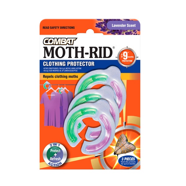 Combat Moth-Rid Clothing Protector | 3 pack