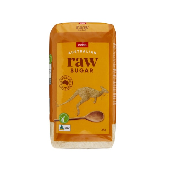 Coles Raw Sugar | 2 kg