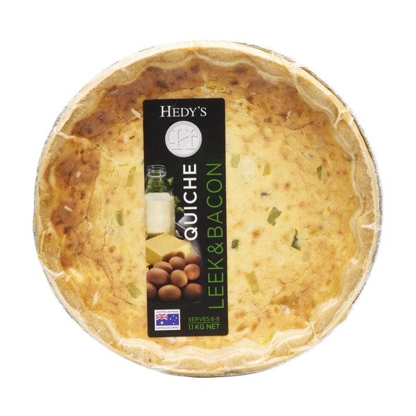 Hedys Quiche Leek Bacon | 1.1kg