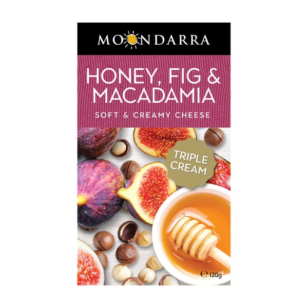 Moondarra Cheese Honey Fig & Macadamia | 120g