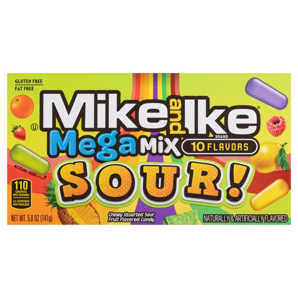 Mike & Ike Megamix Chewy Candy Sour | 141g