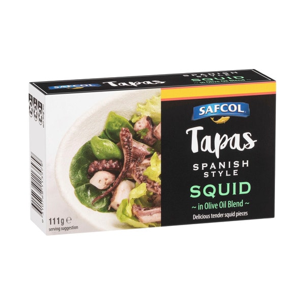 Safcol Giant Squid Pieces In Oil | 111g