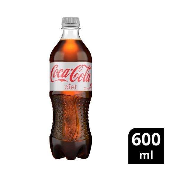 Coca-Cola Diet Coke Soft Drink Bottle | 600mL