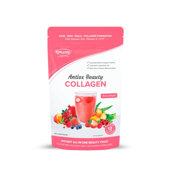 Morlife Antiox Beauty Collagen Berry Delight Powder | 100g