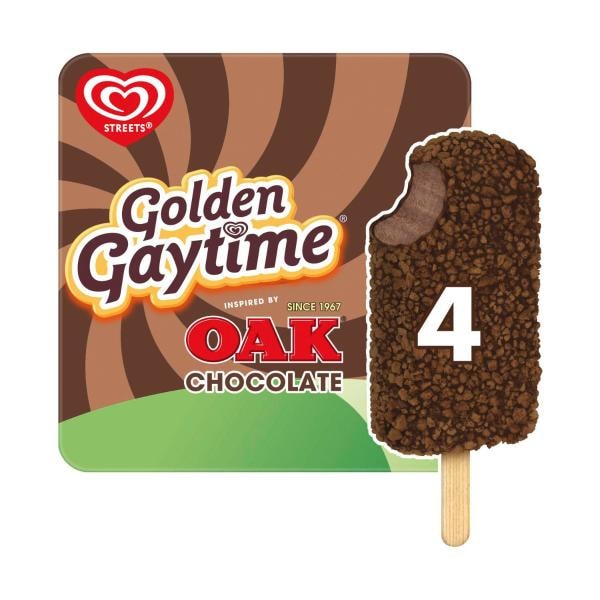 Streets Golden Gaytime Oak Chocolate 4 pack | 400mL
