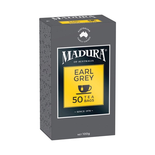 Madura Earl Grey Tea Bags 50 pack | 100g