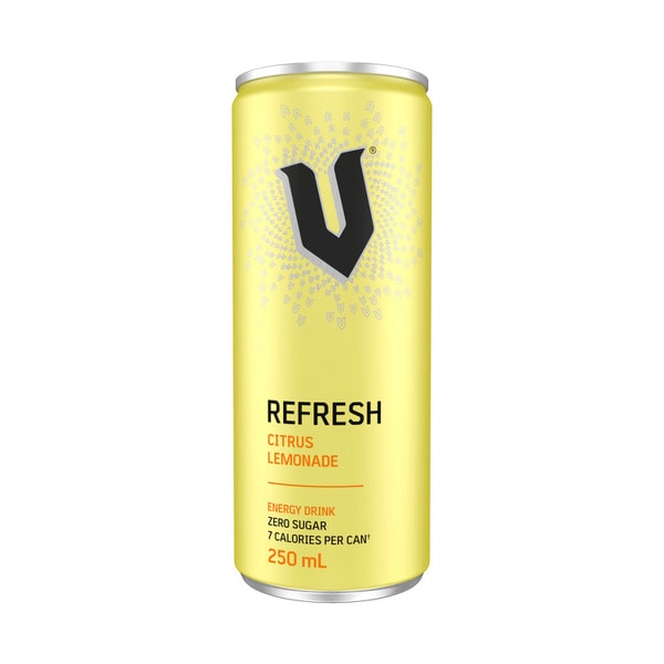 V Energy Refresh Drink Citrus Lemonade Can | 250mL