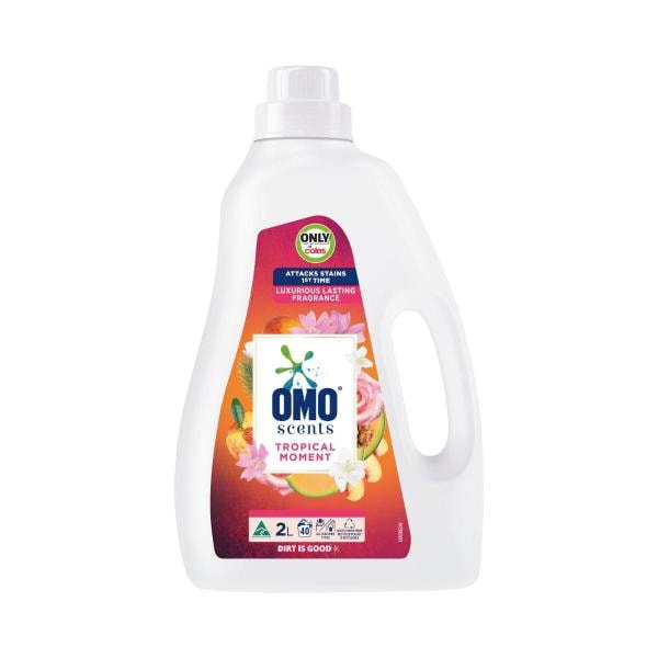 OMO Fragrance Laundry Liquid Detergent Tropical Moment 40 Washes | 2L