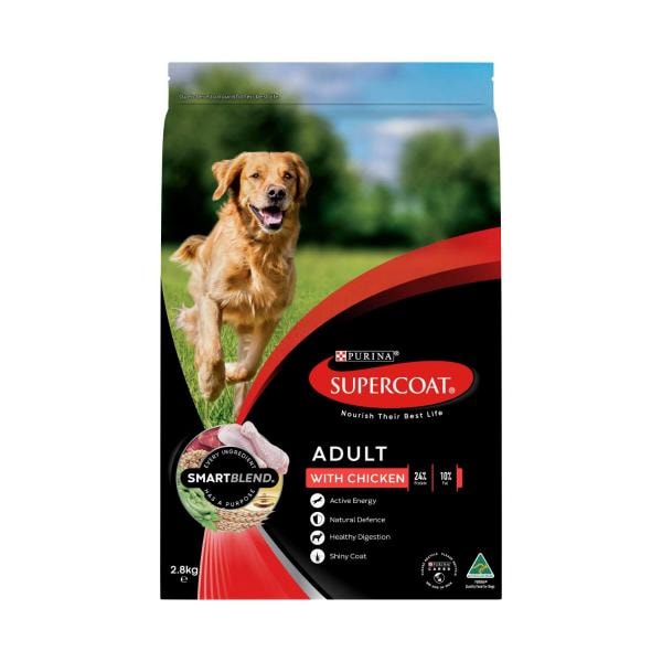 Supercoat Adult With Chicken Dry Dog Food | 2.8kg