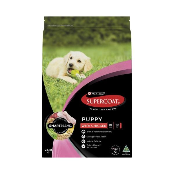 Supercoat Puppy With Chicken Dry Dog Food | 2.6kg