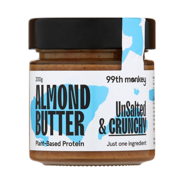 99th Monkey Crunchy Natural Almond Butter | 200g