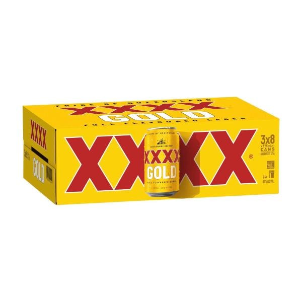 XXXX Gold Can 375mL | 24 Pack