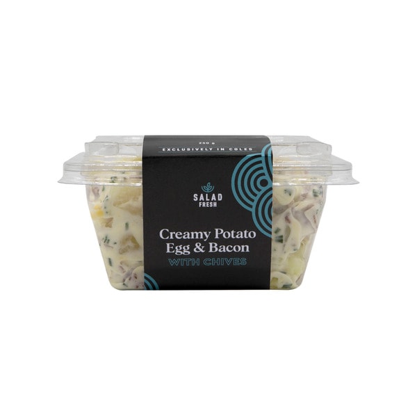 Coles Fresh Potato Egg & Bacon Salad | 250g