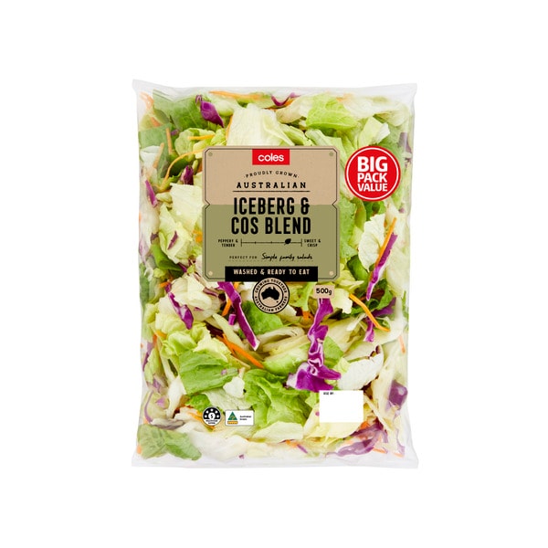 Coles Salad Blend Iceberg & Cos | 500g
