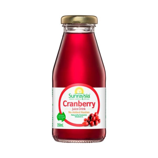 Sunraysia Cranberry Juice Bottle | 250mL
