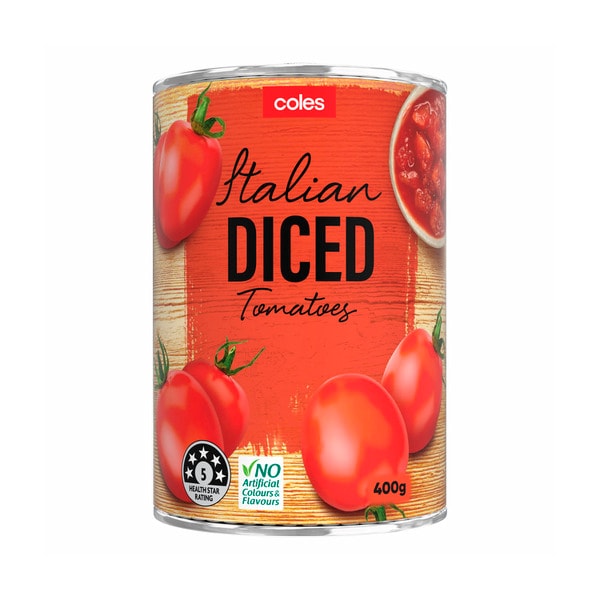 Coles Italian Diced Tomatoes | 400g