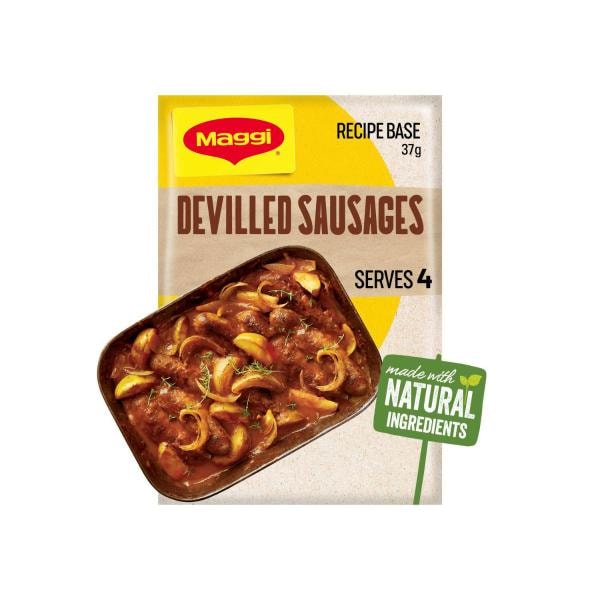 Maggi Recipe Bases Devilled Sausages Gluten Free | 37g