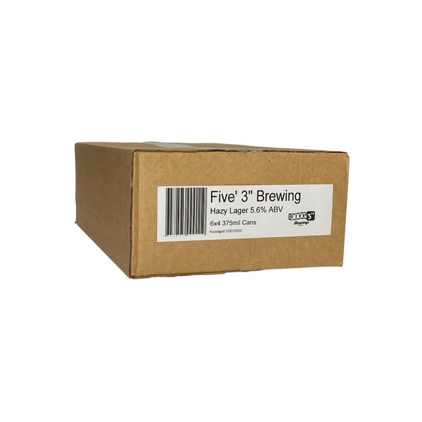 Five 3 Brewing Hazy Lager Can 375mL | 24 Pack