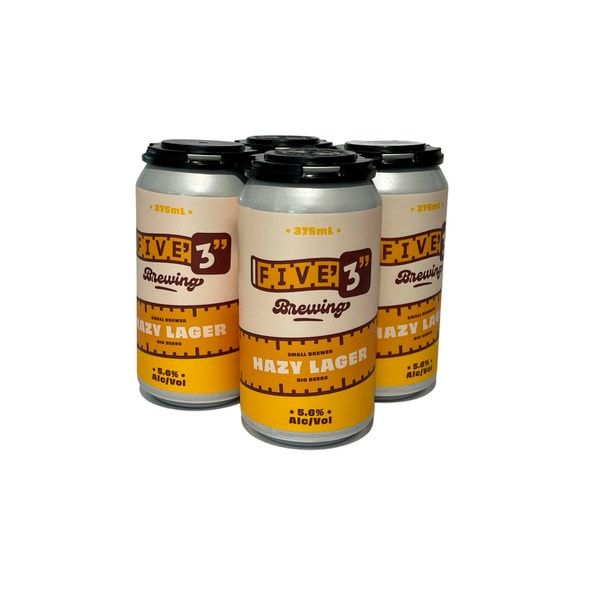 Five 3 Brewing Hazy Lager Can 375mL | 4 Pack